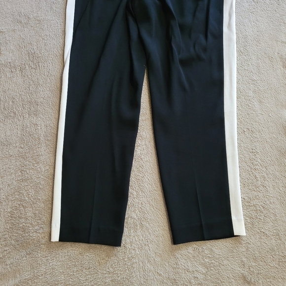 Aritzia Babaton Cohen black pant with white side stripes size 2​ - Picture 8 of 11